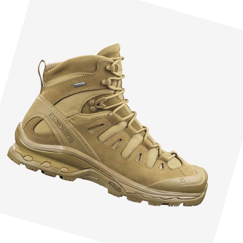 Salomon QUEST 4D GORE-TEX FORCES 2 Stiefel Herren Braun | ORPUGVT-01