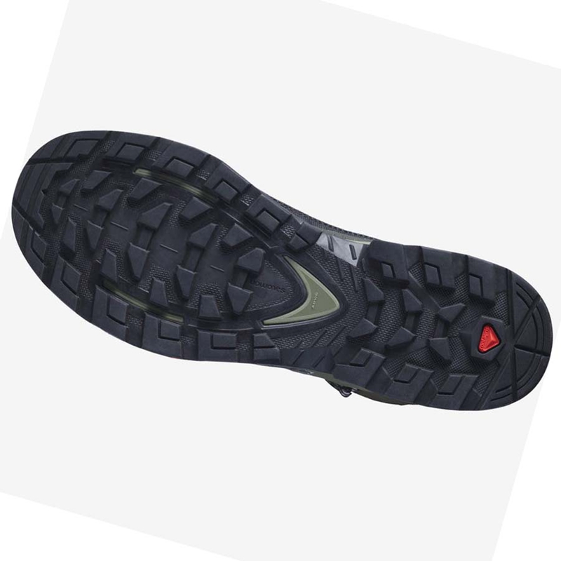 Salomon QUEST ELEMENT GORE-TEX Wanderschuhe Herren Schwarz Olivgrün | PDLJEAC-71