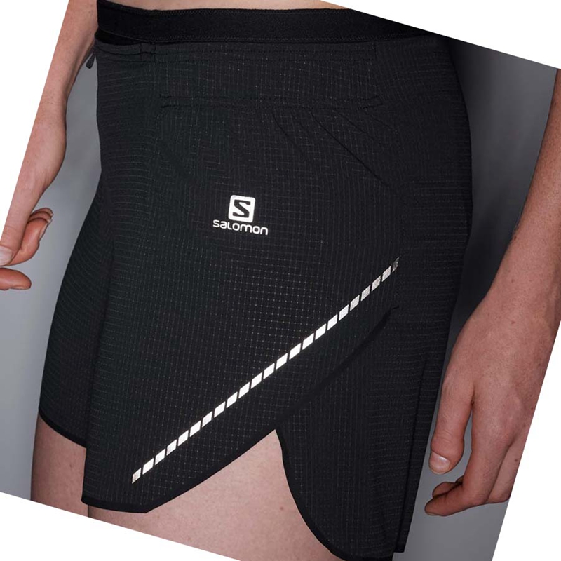 Salomon SENSE AERO 5'' Kurze Hose Damen Schwarz | LFXMSOB-69