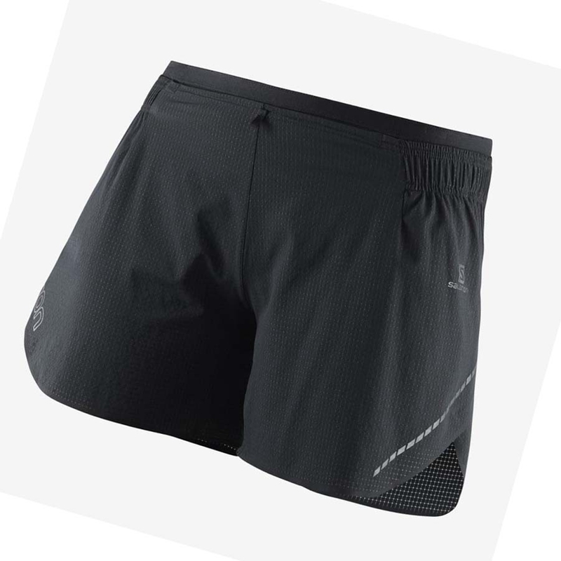 Salomon SENSE AERO 5\'\' Kurze Hose Damen Schwarz | LFXMSOB-69