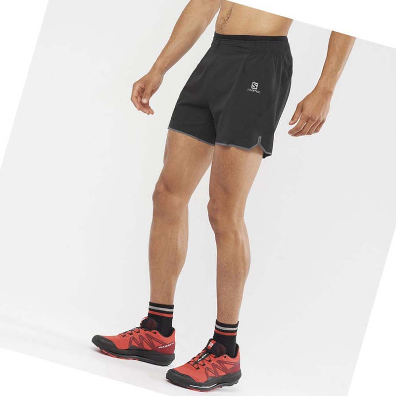 Salomon SENSE AERO 5'' Kurze Hose Herren Schwarz | OWJTEQF-67