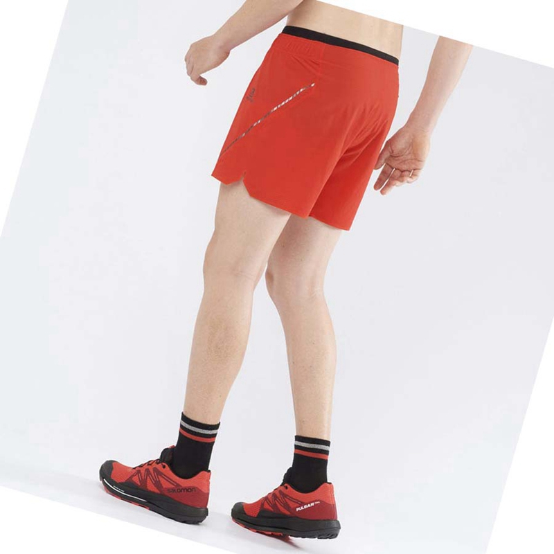 Salomon SENSE AERO 5'' Kurze Hose Herren Orange | UGCLSPQ-97