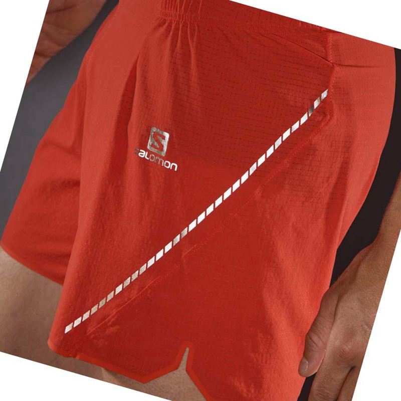 Salomon SENSE AERO 5'' Kurze Hose Herren Orange | UGCLSPQ-97