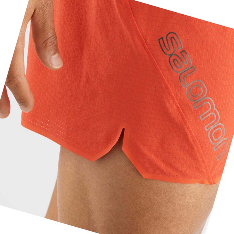 Salomon SENSE AERO 5'' Kurze Hose Herren Orange | UGCLSPQ-97