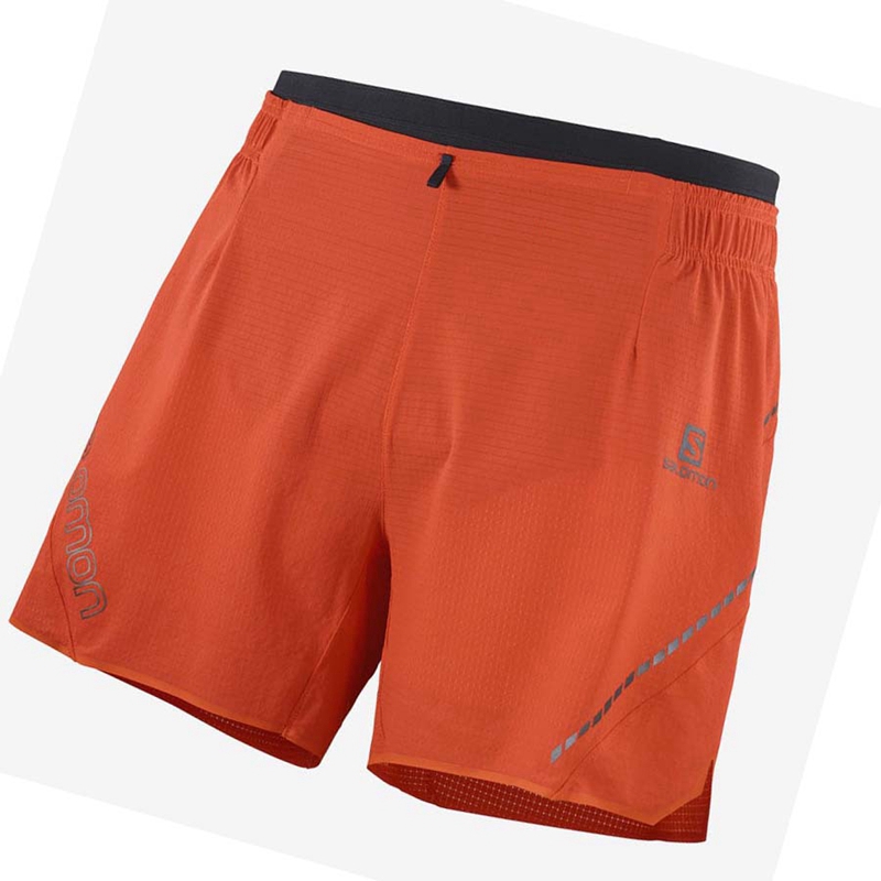 Salomon SENSE AERO 5\'\' Kurze Hose Herren Orange | UGCLSPQ-97
