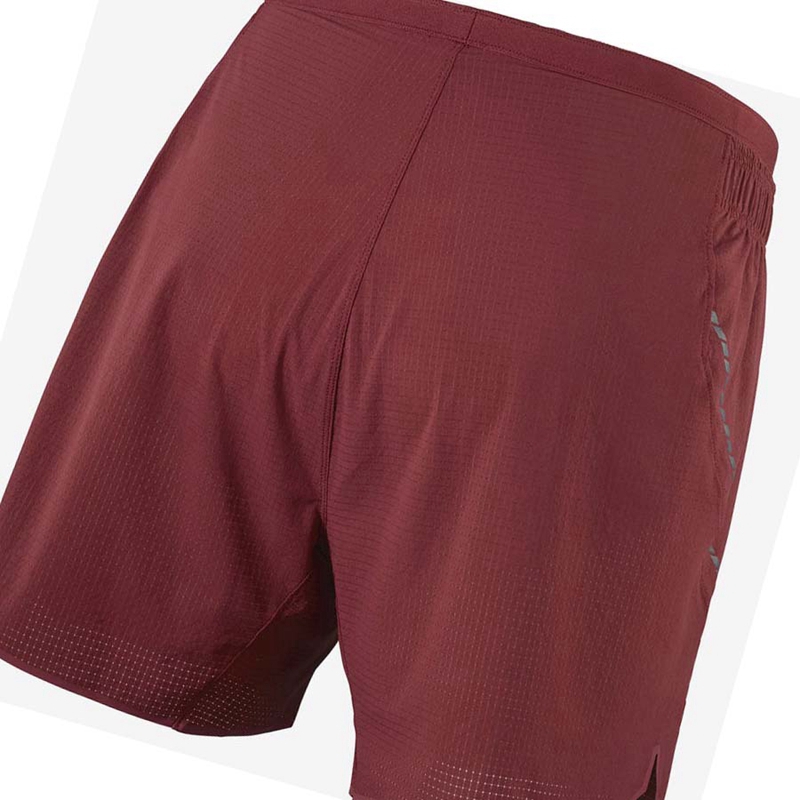 Salomon SENSE AERO 5'' Kurze Hose Herren Rot | UTFYEMS-87