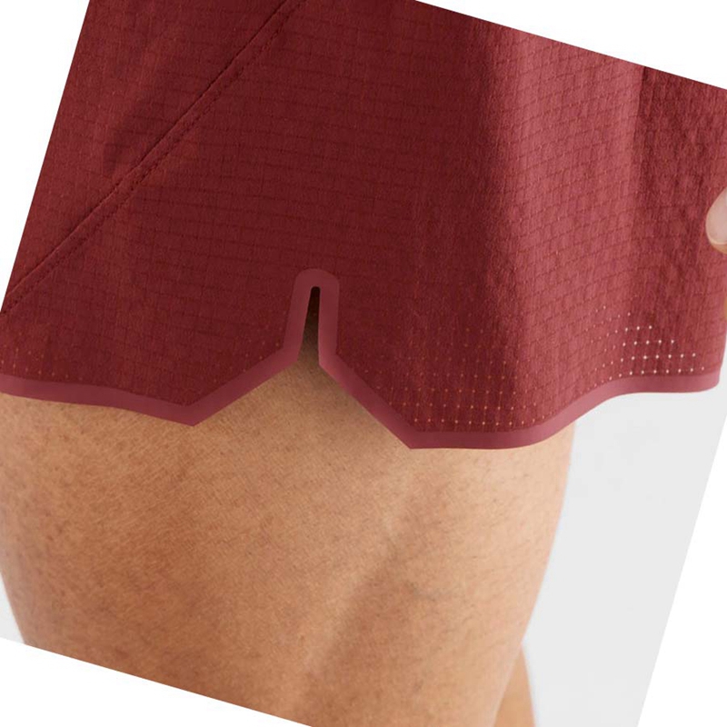 Salomon SENSE AERO 5'' Kurze Hose Herren Rot | UTFYEMS-87