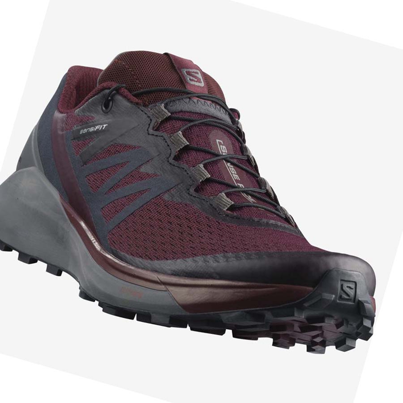 Salomon SENSE RIDE 4 Trailrunning Schuhe Damen Lila | NEJZUGA-46