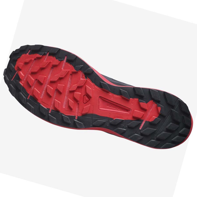 Salomon SENSE RIDE 4 Trailrunning Schuhe Herren Schwarz Rot | NGFYMJQ-13