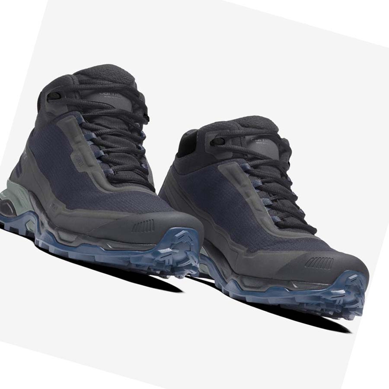 Salomon SHELTER CSWP FOR CARHARTT WIP Sneakers Damen Schwarz Grau | JYZQFWS-32