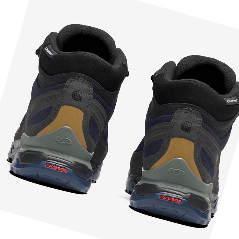Salomon SHELTER CSWP FOR CARHARTT WIP Sneakers Damen Schwarz Grau | JYZQFWS-32