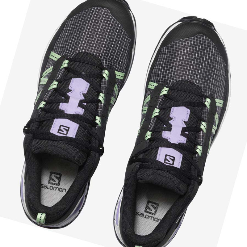 Salomon SHELTER LOW LEATHER Sneakers Herren Schwarz Grau | IUXTOGD-45