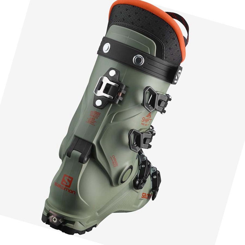 Salomon SHIFT PRO 80T AT Skistiefel Kinder Olivgrün | GHUYSAR-59