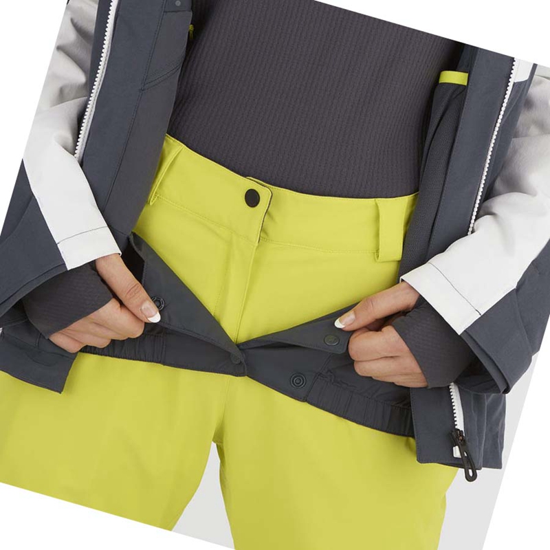 Salomon SLALOM Skijacken Damen Grün | DVPCZHB-78