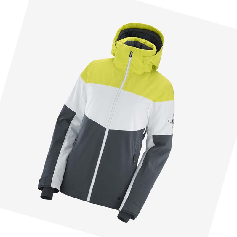 Salomon SLALOM Skijacken Damen Grün | DVPCZHB-78