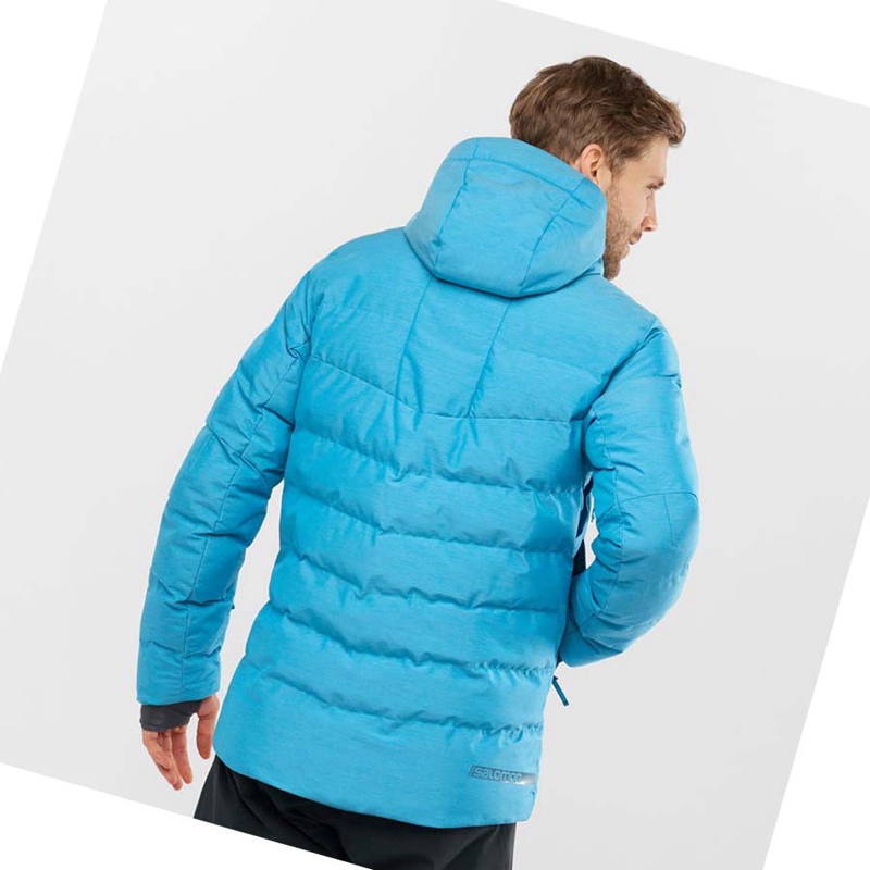Salomon SNOWSHELTER Skijacken Herren Blau | DXGAJHY-14