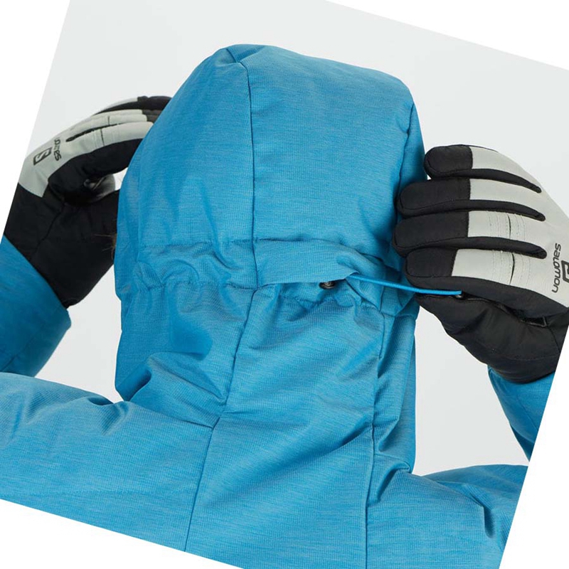 Salomon SNOWSHELTER Skijacken Herren Blau | DXGAJHY-14