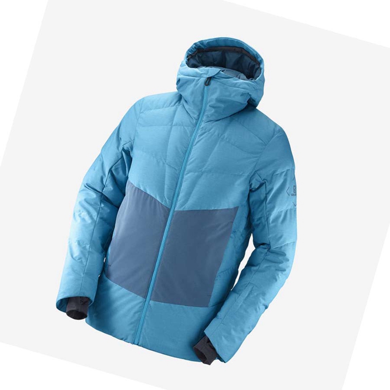 Salomon SNOWSHELTER Skijacken Herren Blau | DXGAJHY-14