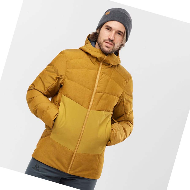 Salomon SNOWSHELTER Skijacken Herren Braun | QZMOVCK-78
