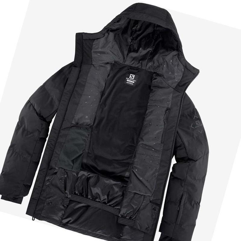 Salomon SNOWSHELTER Skijacken Herren Schwarz | BSNDOTL-24