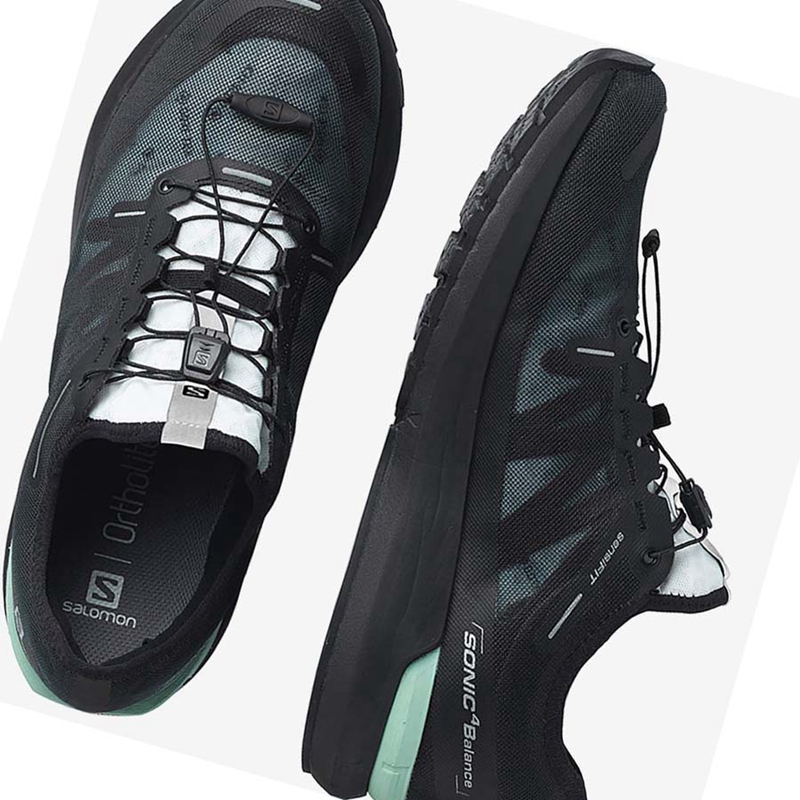 Salomon SONIC 4 GORE-TEX Laufschuhe Herren Schwarz | KSDECBA-82