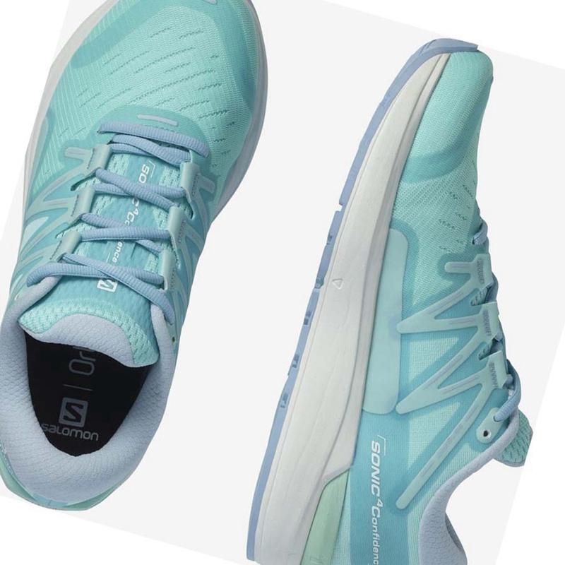 Salomon SONIC 4 Laufschuhe Damen Grün | SGPDYJR-98