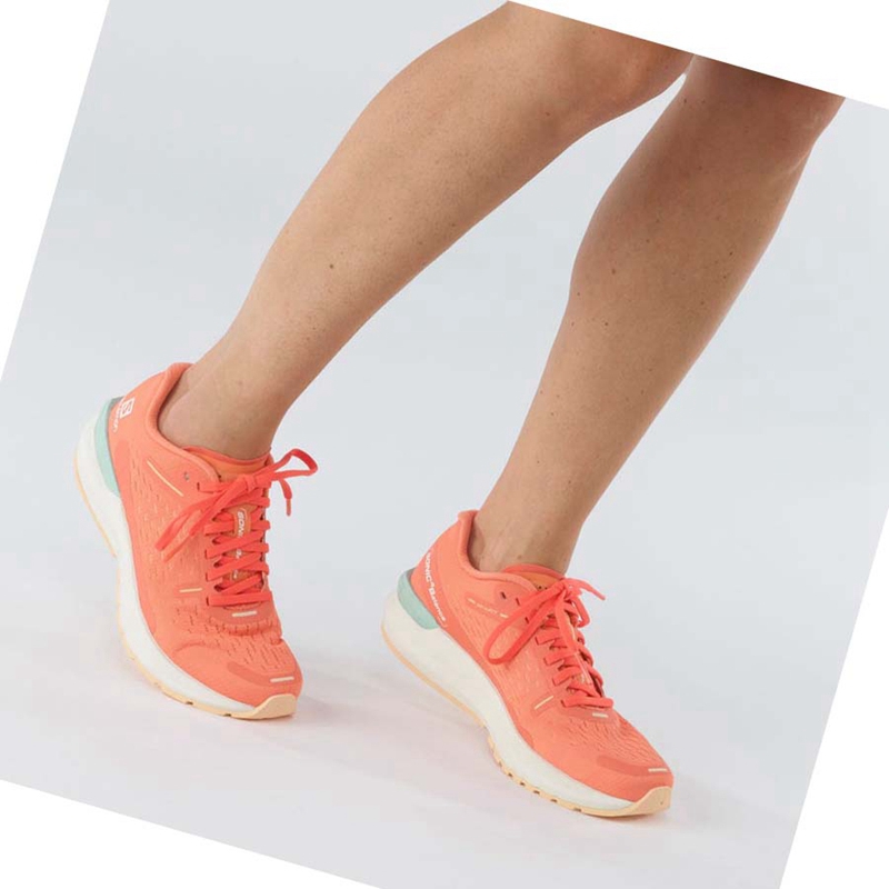 Salomon SONIC 4 Laufschuhe Damen Orange | TRPSDQE-75
