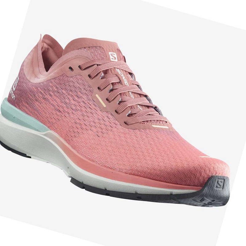 Salomon SONIC 4 Laufschuhe Damen Rosa | IJESNVU-05