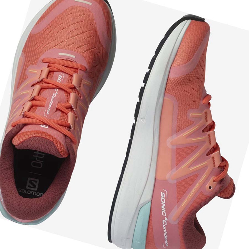 Salomon SONIC 4 Laufschuhe Damen Rosa | SENLQXO-10