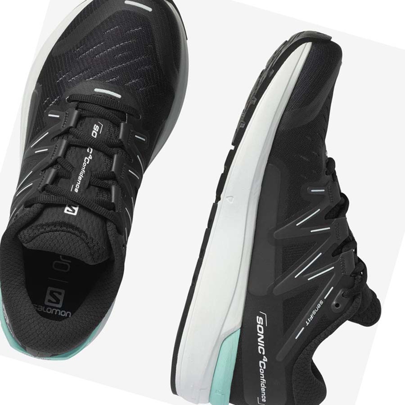 Salomon SONIC 4 Laufschuhe Damen Schwarz | CDMIYUP-12