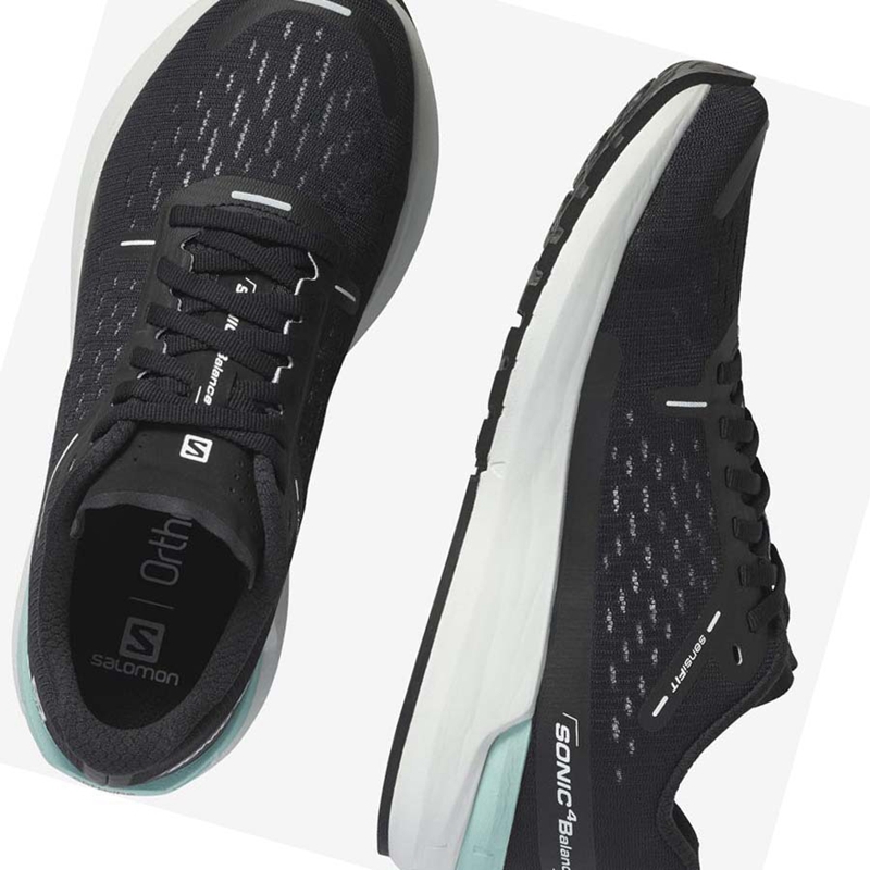 Salomon SONIC 4 Laufschuhe Damen Schwarz | CFRTGMJ-04