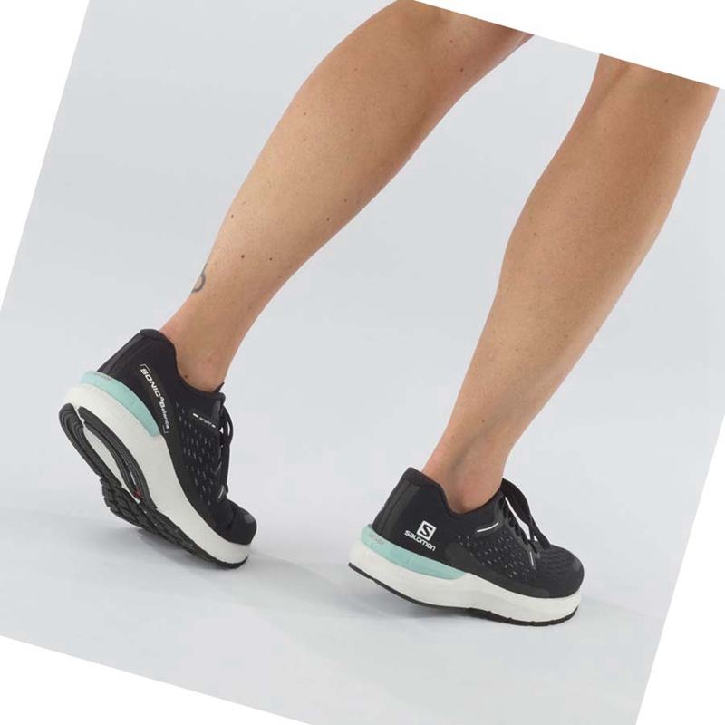 Salomon SONIC 4 Laufschuhe Damen Schwarz | CFRTGMJ-04