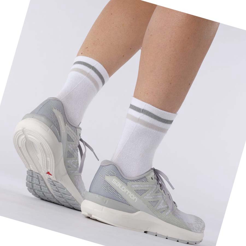 Salomon SONIC 5 BALANCE Laufschuhe Damen Silber | HOBXIMQ-96