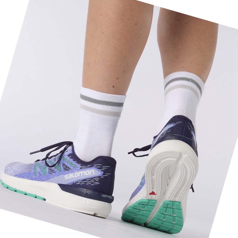 Salomon SONIC 5 BALANCE Laufschuhe Damen Lila | QUIHMTN-36