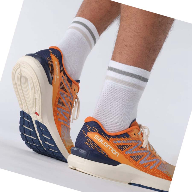 Salomon SONIC 5 BALANCE Laufschuhe Herren Orange | FBMSKGT-49