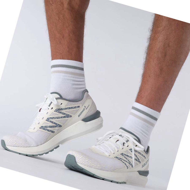 Salomon SONIC 5 BALANCE Laufschuhe Herren Weiß | MUYZTBS-58