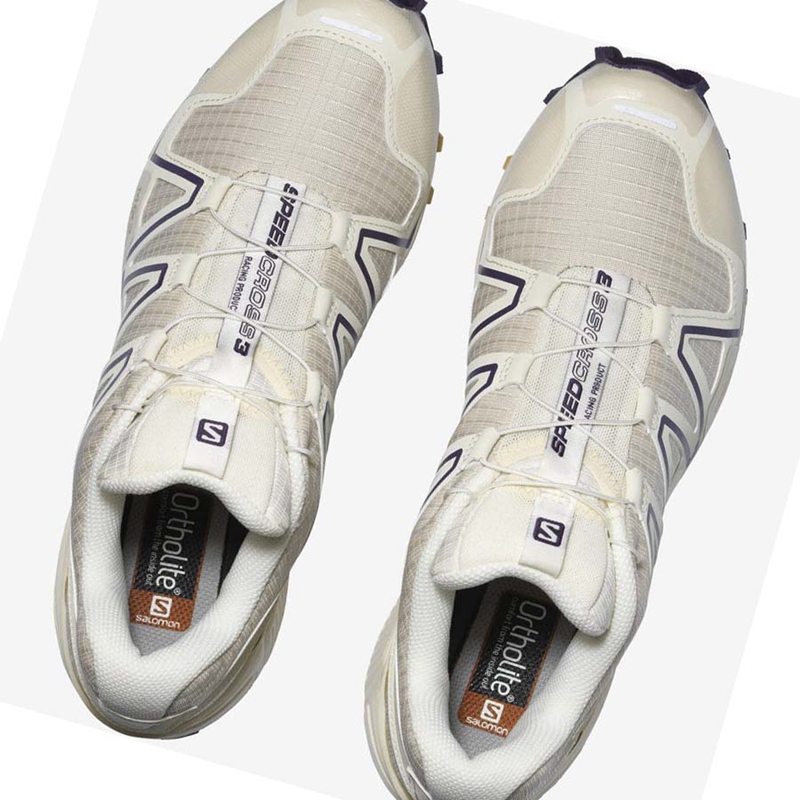 Salomon SPEEDCROSS 3 Sneakers Damen Beige | NJLEWQI-06