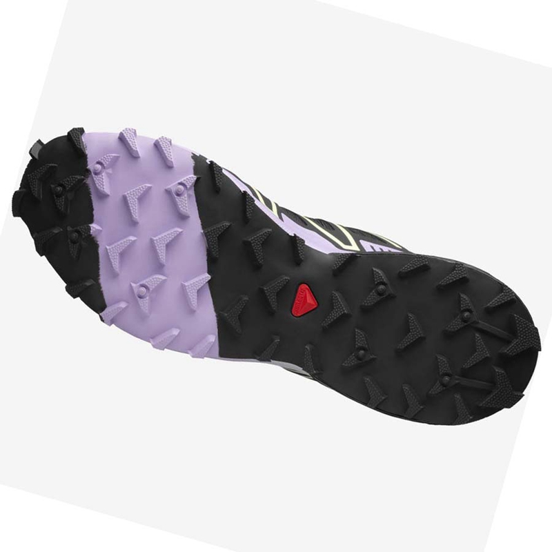 Salomon SPEEDCROSS 3 Sneakers Damen Schwarz Lila | AWINPEM-91