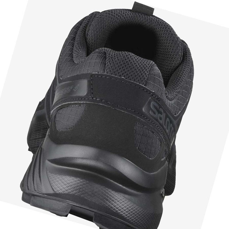 Salomon SPEEDCROSS 4 WIDE FORCES Stiefel Herren Schwarz | RPYAVGW-40