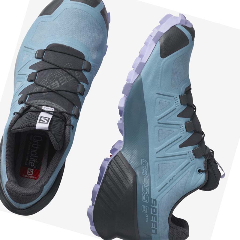 Salomon SPEEDCROSS 5 GORE-TEX Trailrunning Schuhe Damen Braun | FIDSNUO-32