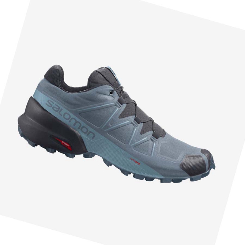 Salomon SPEEDCROSS 5 Trailrunning Schuhe Damen Blau | FOIPUBD-80