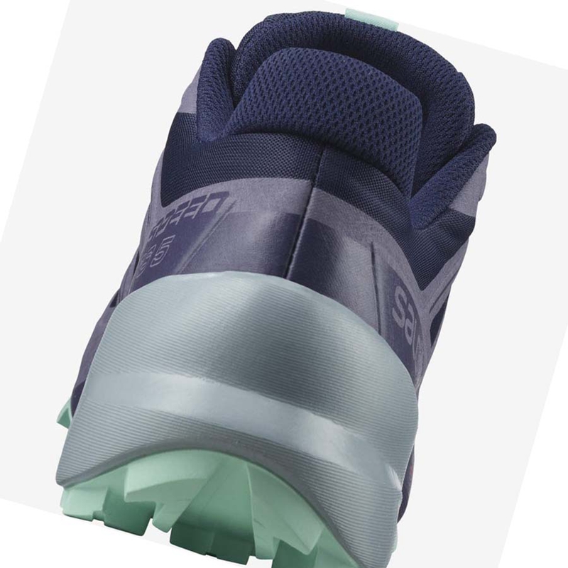 Salomon SPEEDCROSS 5 Trailrunning Schuhe Damen Lila | IWZJGSD-71