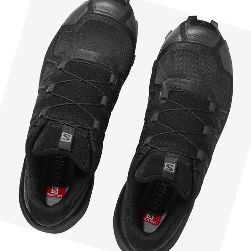 Salomon SPEEDCROSS 5 Trailrunning Schuhe Damen Schwarz | SIKDUYA-59
