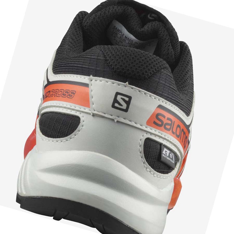 Salomon SPEEDCROSS CLIMASALOMON™ WATERPROOF Trailrunning Schuhe Kinder Schwarz Rosa | NCAHJRU-30