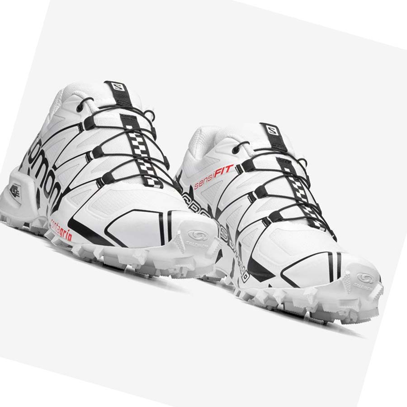 Salomon SPEEDCROSS OFFROAD Sneakers Herren Weiß | PWZJDAM-06