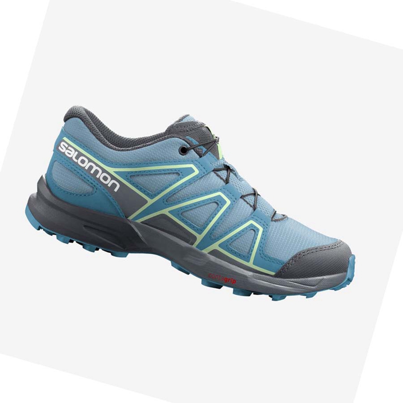 Salomon SPEEDCROSS Trailrunning Schuhe Kinder Blau | PEAQZWY-36