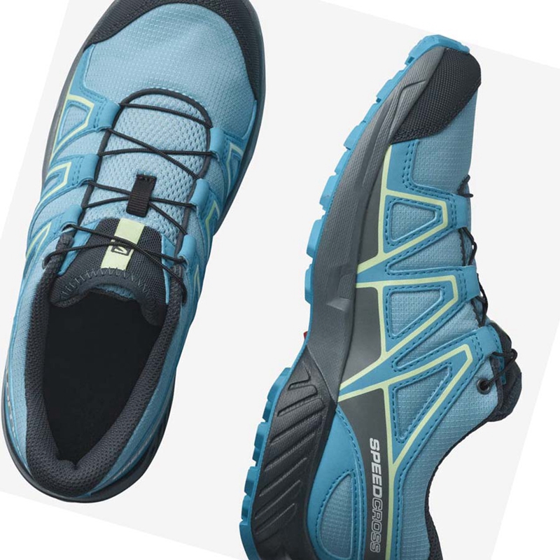 Salomon SPEEDCROSS Trailrunning Schuhe Kinder Blau | PEAQZWY-36