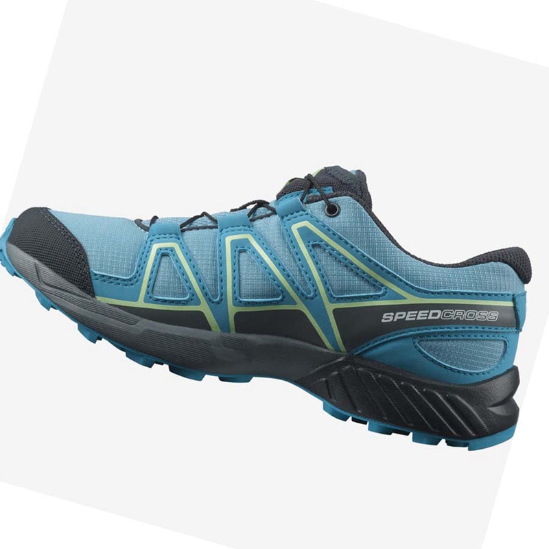 Salomon SPEEDCROSS Trailrunning Schuhe Kinder Blau | PEAQZWY-36
