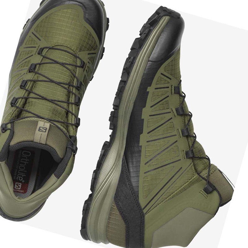 Salomon SPEED ASSAULT FORCES Stiefel Herren Olivgrün | XSMHDKF-16