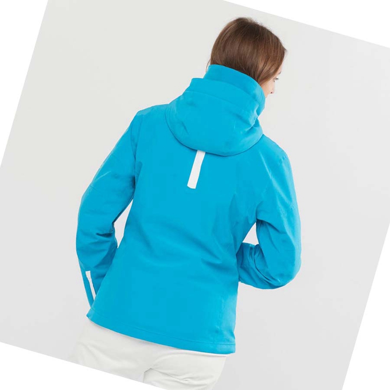 Salomon SPEED INSULATED Jacke Damen Blau | ZYIHGLR-71